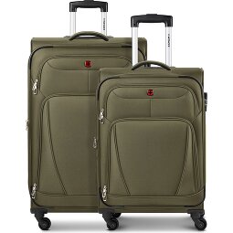 Wenger Beaumont 4-Rollen Kofferset M+L mit Dehnfalte  Variante 3