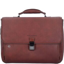 Piquadro Black Square Aktentasche Leder 40 cm Laptopfach  Variante 1