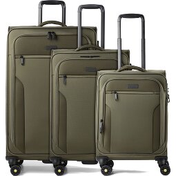 d&n Travel Line 9704 4 Rollen Kofferset 3-teilig mit Dehnfalte  Variante 4