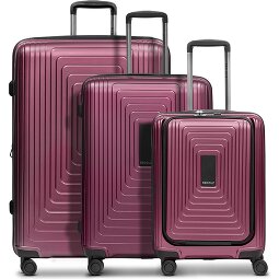 Redolz Essentials 14 4 Rollen Kofferset 3-teilig mit Dehnfalte  Variante 1