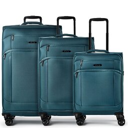 d&n Travel Line 9804 4 Rollen Kofferset 3-teilig mit Dehnfalte Variante 1