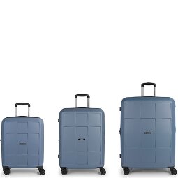 Gabol Montreal 4 Rollen Kofferset 3-teilig mit Dehnfalte  Variante 1