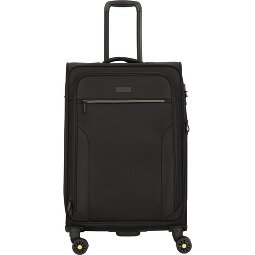 d&n Travel Line 9704 4 Rollen Trolley M 68 cm mit Dehnfalte  Variante 1