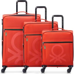 Delsey Paris x United Colors of Benetton Color Block 4-Rollen Kofferset 3 tlg.  Variante 2