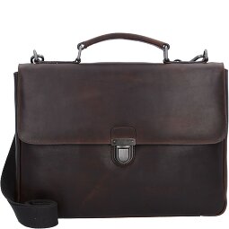 Leonhard Heyden Roma Aktentasche Leder 37 cm Laptopfach  Variante 1