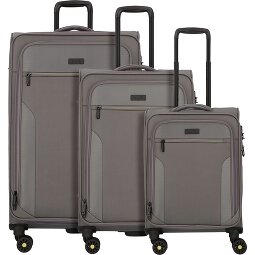d&n Travel Line 9704 4 Rollen Kofferset 3-teilig mit Dehnfalte  Variante 4