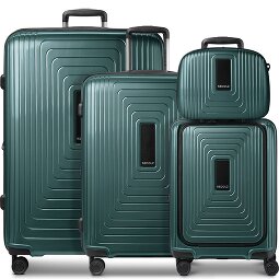 Redolz Essentials14 4-Rollen Kofferset Beautycase 4tlg mit Dehnfalte Laptopfach  Variante 4