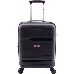 Gladiator 3800 4 Rollen Kabinentrolley 55 cm mit Dehnfalte  Variante 2