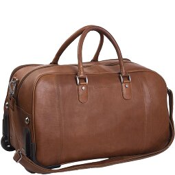 The Chesterfield Brand Wax Pull Up 2 Rollen Reisetasche Leder 60 cm  Variante 1