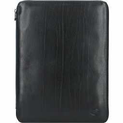 Bodenschatz Schreibmappe Notebook Reißverschluss DIN A4 Schwarz Black Neu 