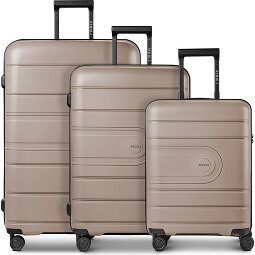 Redolz Essentials 11 4 Rollen Kofferset 3-teilig mit Dehnfalte  Variante 7