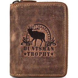 Greenburry Huntsman Geldbörse RFID Schutz Leder 10 cm  Variante 2