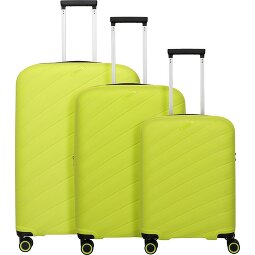 Travelite Burano 4 Rollen Kofferset 3-teilig mit Dehnfalte  Variante 1