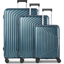 Redolz Essentials 01 4 Rollen Kofferset 3-teilig mit Dehnfalte  Variante 2