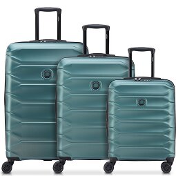 Delsey Paris Meteor 4 Rollen Kofferset 3-teilig mit Dehnfalte  Variante 4
