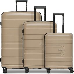 Redolz Essentials 11 4 Rollen Kofferset 3-teilig mit Dehnfalte  Variante 1