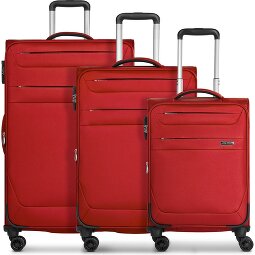 Worldpack Chicago 4 Rollen Kofferset 3-teilig mit Dehnfalte  Variante 3