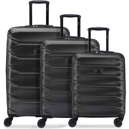 Delsey Paris Meteor 4 Rollen Kofferset 3-teilig mit Dehnfalte  Variante 1