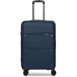 d&n Travel Line 4300-Plus 4 Rollen Trolley M 65 cm mit Dehnfalte  Variante 2