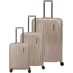 Travelite Barbara Novelty 4 Rollen Kofferset 3-teilig mit Dehnfalte  Variante 2