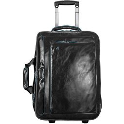 Piquadro Blue Square 2-Rollen Businesstrolley Leder 51 cm Laptopfach  Variante 3