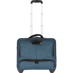 Dermata 2 Rollen Businesstrolley 41 cm Laptopfach  Variante 1