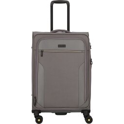 d&n Travel Line 9704 4 Rollen Trolley M 68 cm mit Dehnfalte  Variante 4