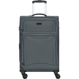d&n Travel Line 9204 4 Rollen Trolley M 66 cm mit Dehnfalte  Variante 1
