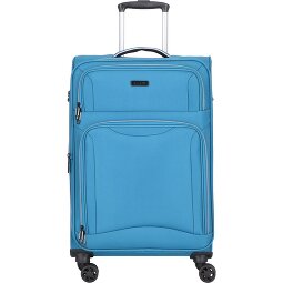 d&n Travel Line 9204 4 Rollen Trolley M 66 cm mit Dehnfalte  Variante 1