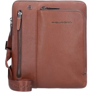 Piquadro Black Square Umhängetasche Leder 24 cm