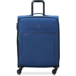 Delsey Paris x United Colors of Benetton BE 4-Rollen Trolley 65 cm mit Dehnfalte