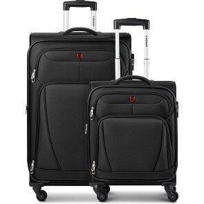 Wenger Beaumont 4-Rollen Kofferset S+L mit Dehnfalte