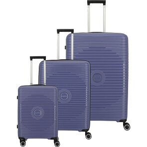 Travelite Orbita 4 Rollen Kofferset 3-teilig mit Dehnfalte
