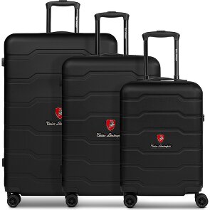 Tonino Lamborghini Bologna 4 Rollen Kofferset 3-teilig