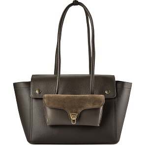 Coccinelle Double Beat Schultertasche Leder 33 cm