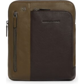 Piquadro Black Square Umhängetasche Leder 23 cm