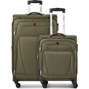 Wenger Beaumont 4-Rollen Kofferset S+L mit Dehnfalte