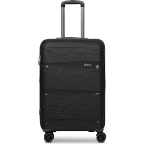 d&n Travel Line 4300-Plus 4 Rollen Trolley M 65 cm mit Dehnfalte