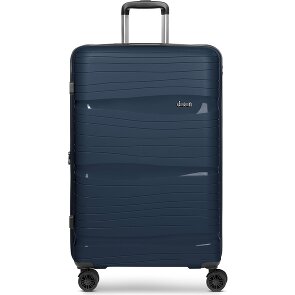 d&n Travel Line 4300-Plus 4 Rollen Trolley L 76 cm mit Dehnfalte