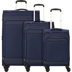 d&n Travel Line 9504 4 Rollen Kofferset 3-teilig mit Dehnfalte