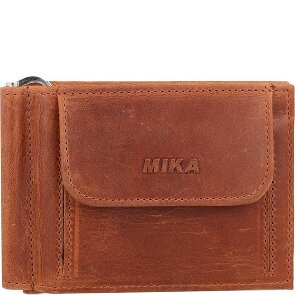 Mika Geldbörse RFID Leder 11 cm mit Geldscheinklammer