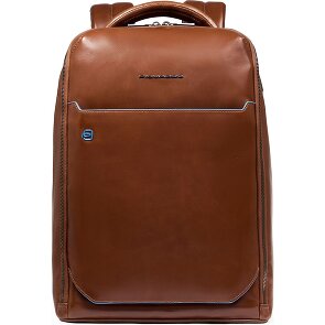 Piquadro Blue Square Daypack RFID Schutz Leder 39 cm Laptopfach