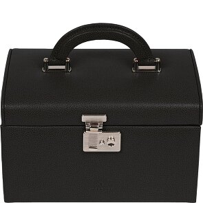 Windrose Beluga Schmuckkasten Leder 24.5 cm