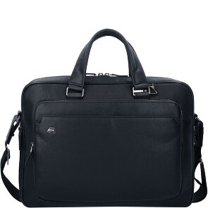 Piquadro Black Square Aktentasche Leder 40 cm Laptopfach