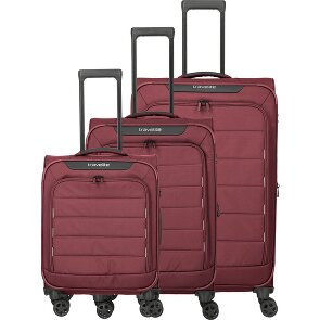 Travelite Skaii 4 Rollen Kofferset 3-teilig mit Dehnfalte