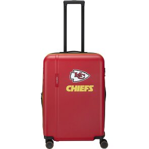 Travelite travelite x NFL 4 Rollen Trolley M 67 cm mit Dehnfalte