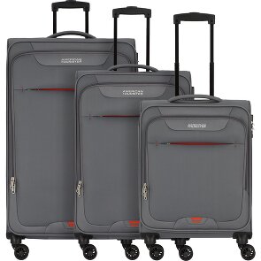 American Tourister Street Roll 4 Rollen Kofferset 3-teilig mit Dehnfalte