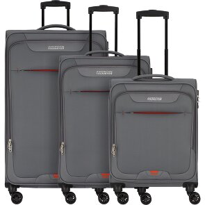 American Tourister Street Roll 4 Rollen Kofferset 3-teilig mit Dehnfalte