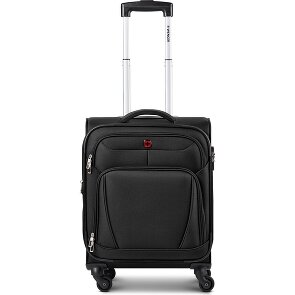Wenger Beaumont 4 Rollen Kabinentrolley S 54 cm mit Dehnfalte