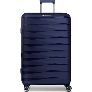 Franky London 4 Rollen Trolley L 74 cm mit Dehnfalte